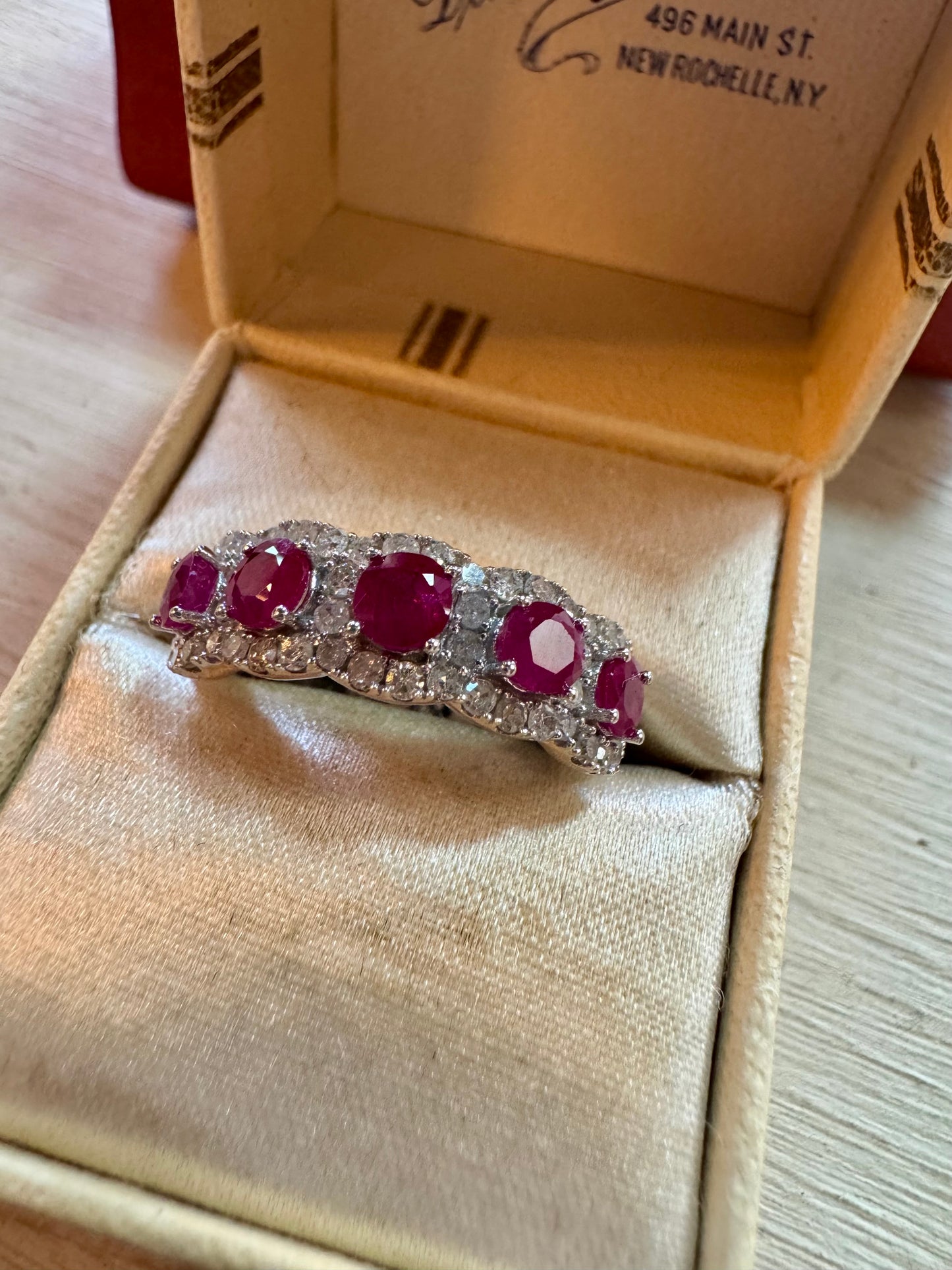 Ruby and Diamond band