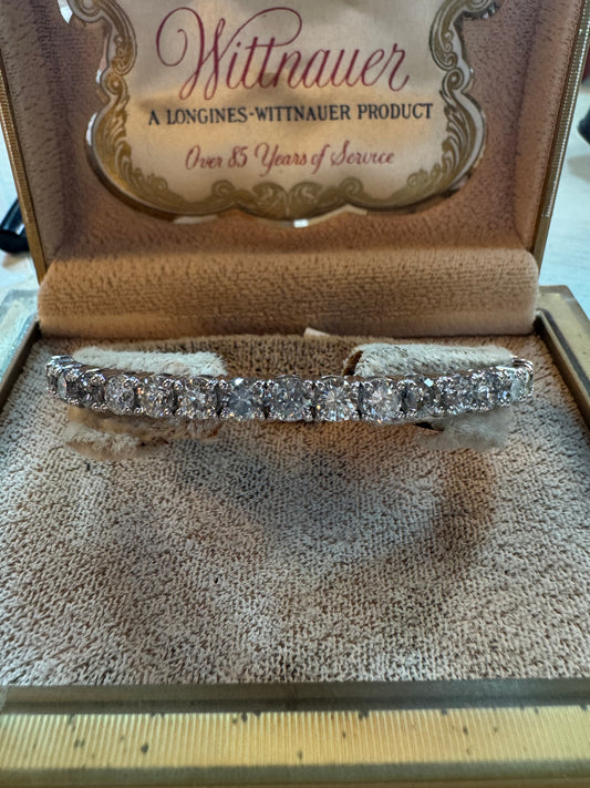 7.10ct Diamond flex bangle