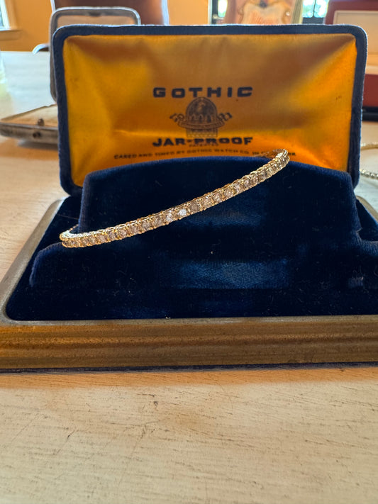 2.56ct Diamond flex bangle