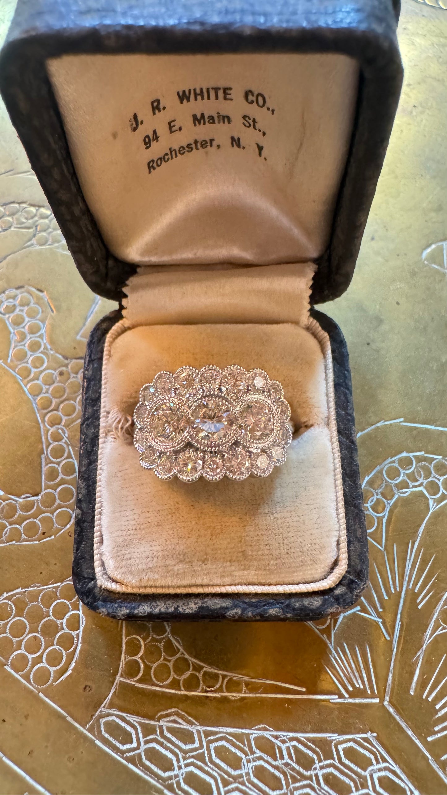 2.33ct Antique reproduction ring