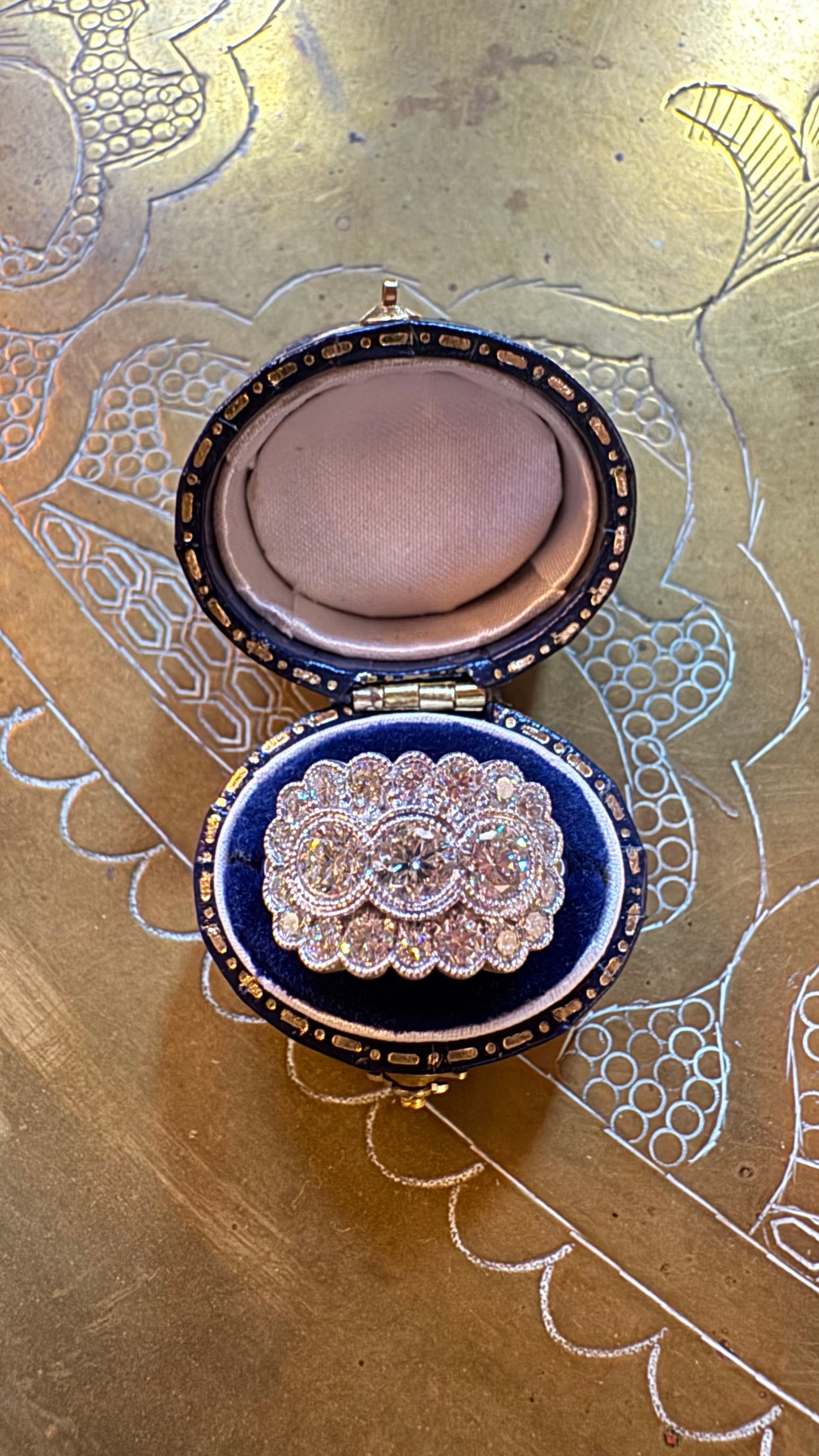 2.33ct Antique reproduction ring