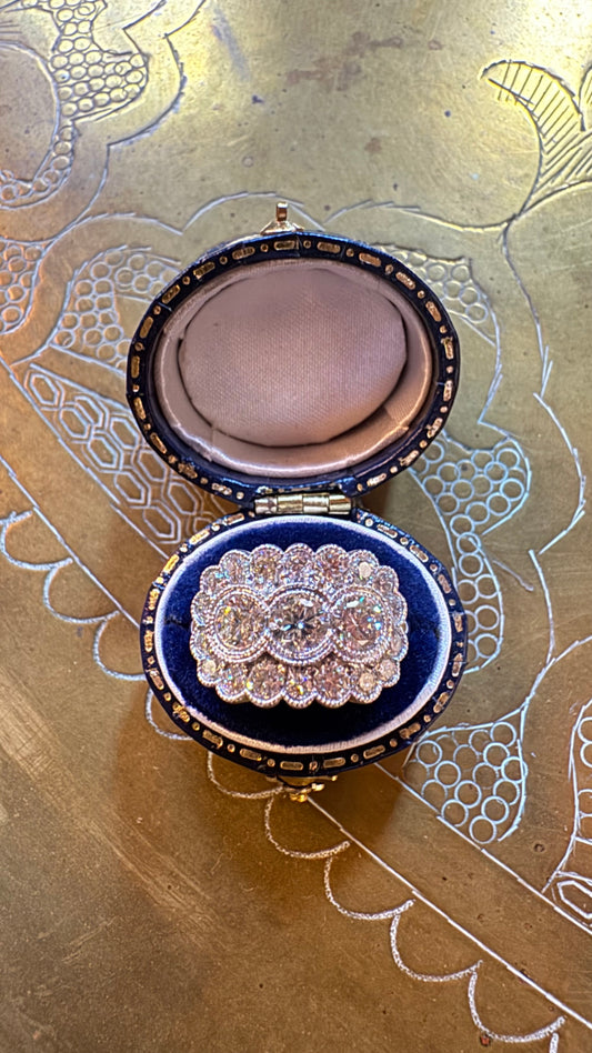 2.33ct Antique reproduction ring