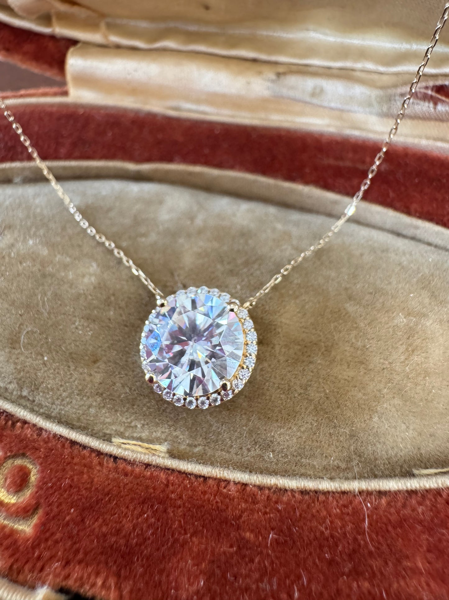 3ct Moissanite Pendant