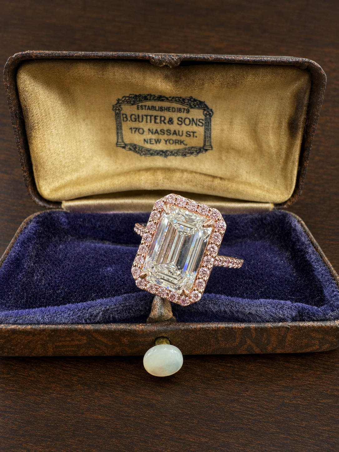 5.50ct lab grown diamond ring