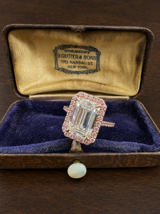 5.50ct lab grown diamond ring