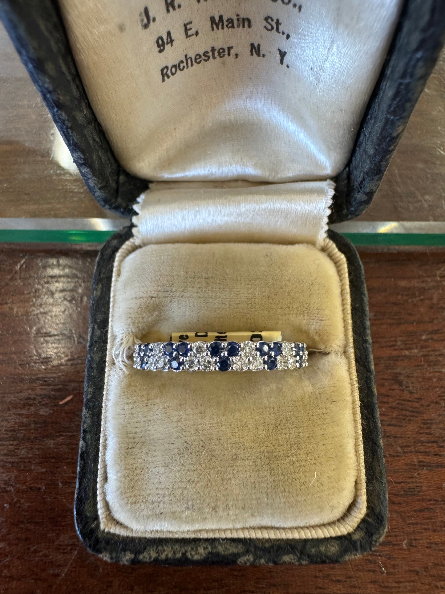 Sapphire and Diamond band