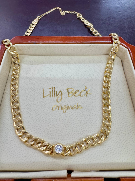 .05ct lab grown diamond necklace