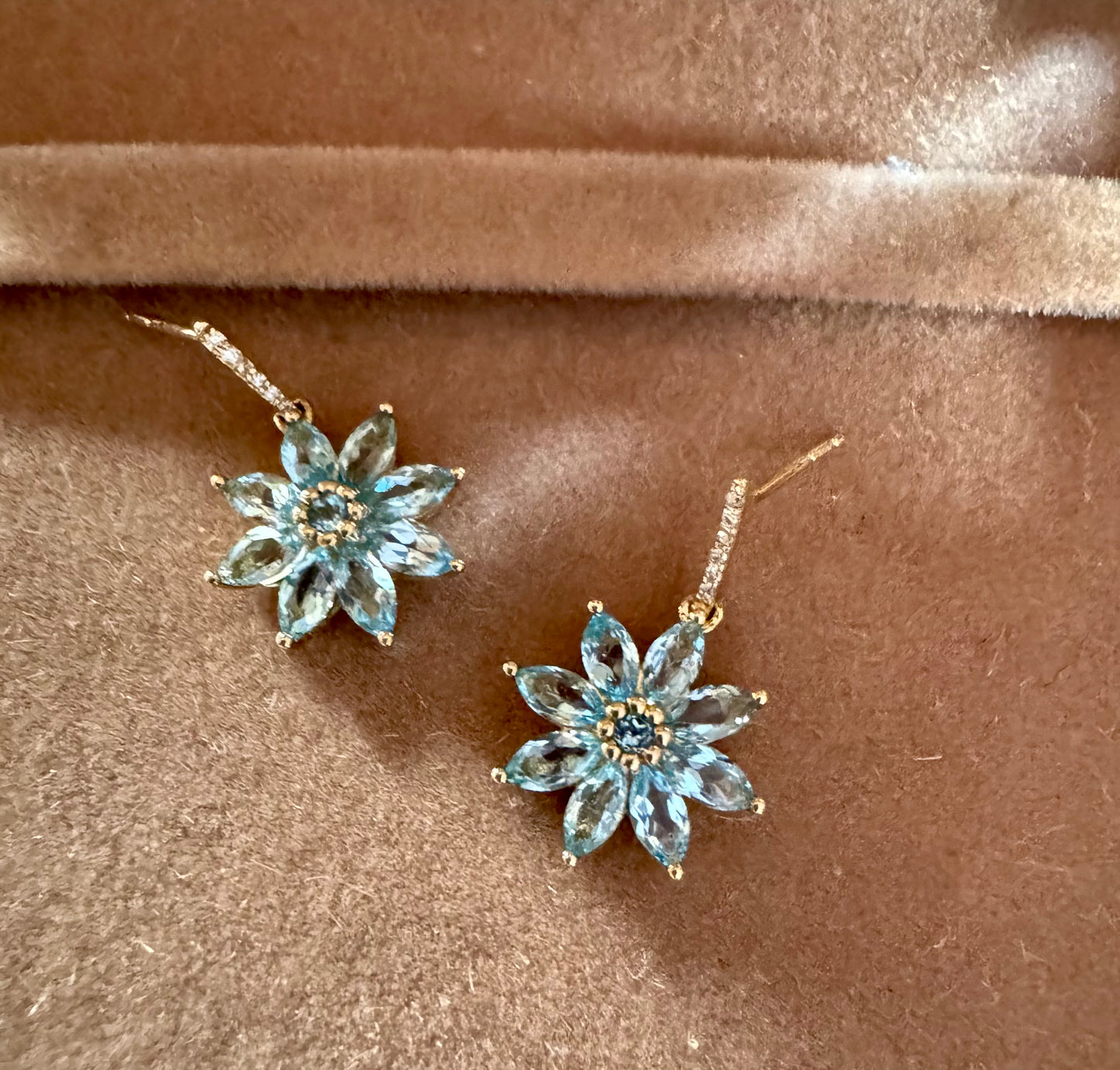 Light Blue Topaz drops