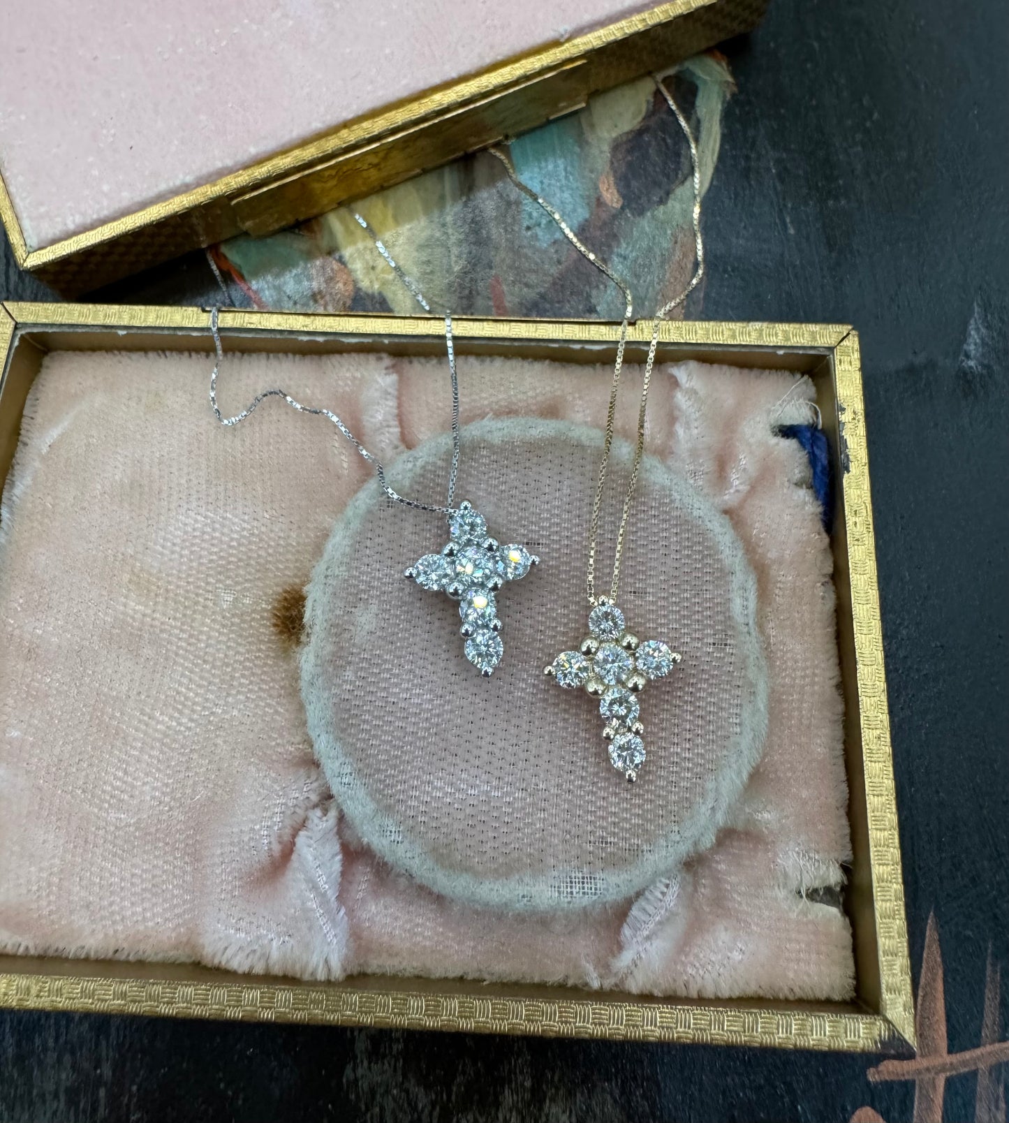 .75ct diamond cross