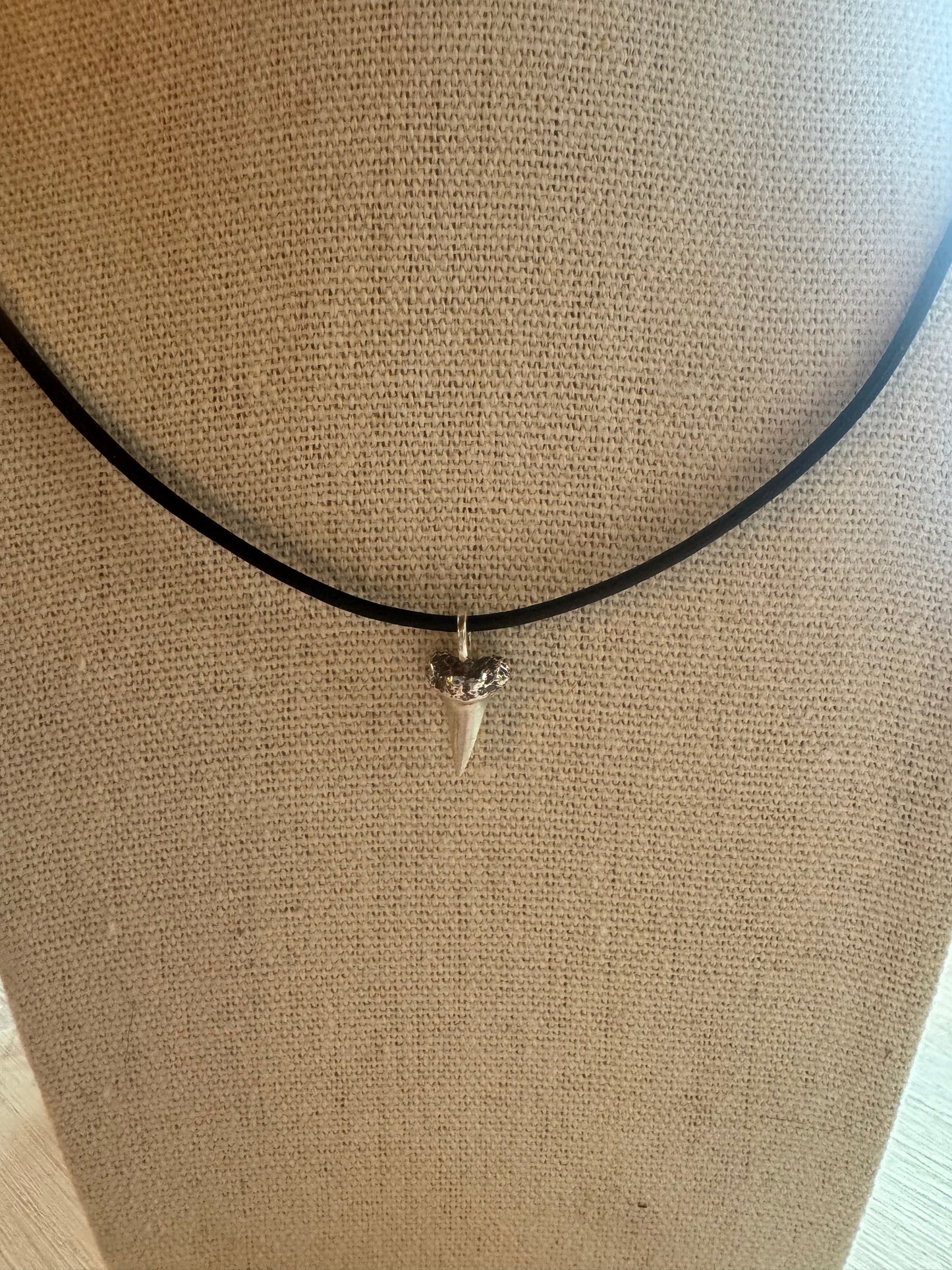 Sterling Sharks tooth necklace