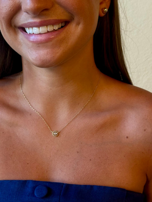 1/6ct Diamond necklace