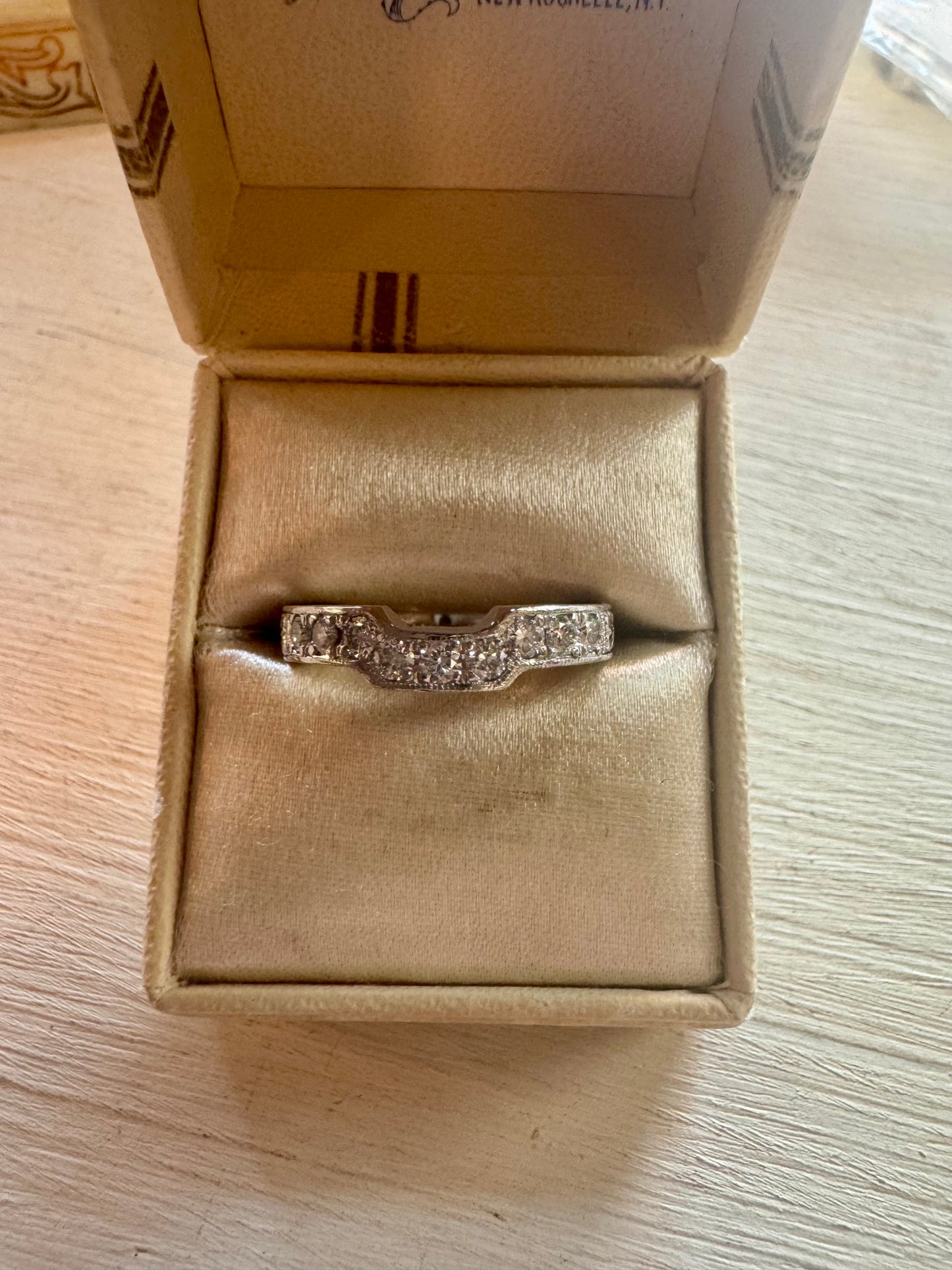 Hard to fit ring Diamond band