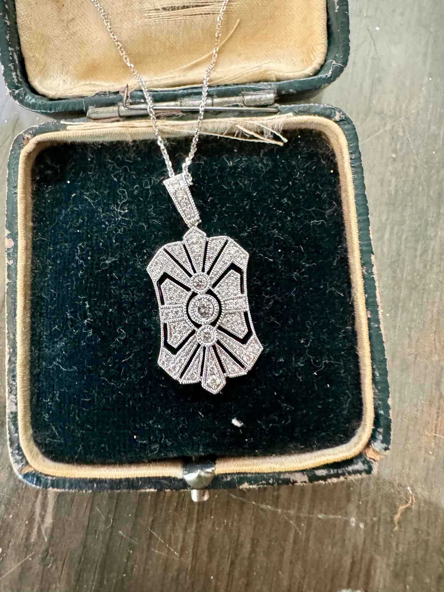 Diamond Antique reproduction necklace