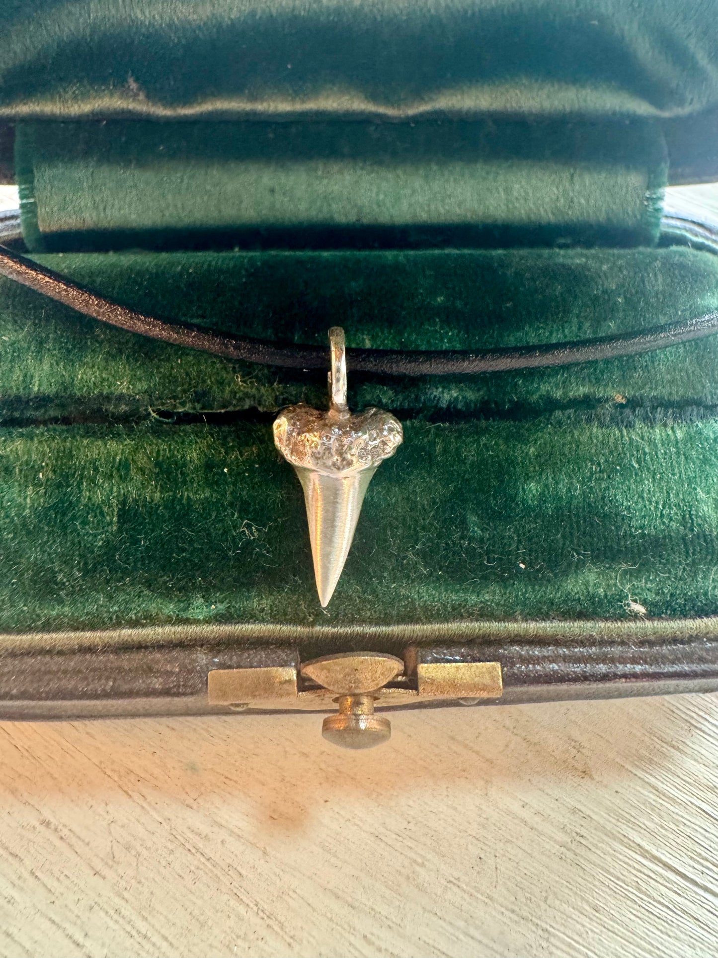 Sterling Sharks tooth necklace