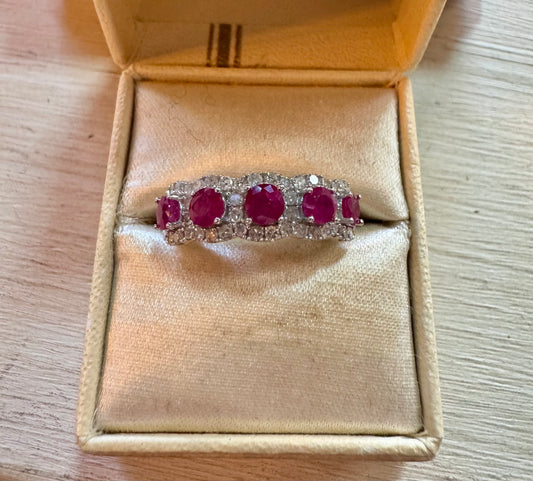 Ruby and Diamond band