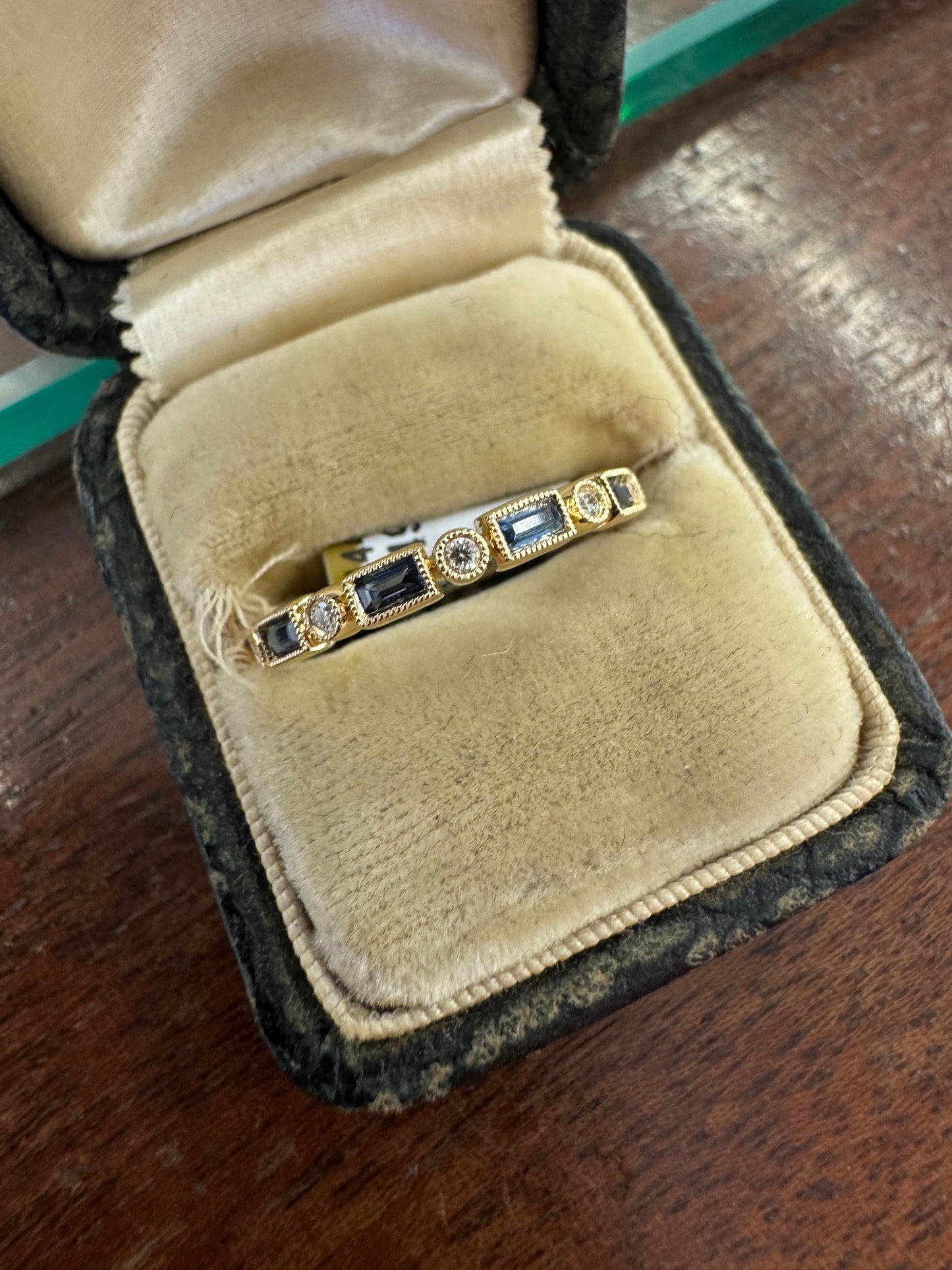 0.25ct Sapphire and Diamond Band