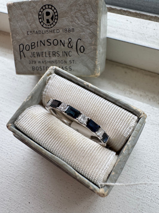 Sapphire and Diamond band