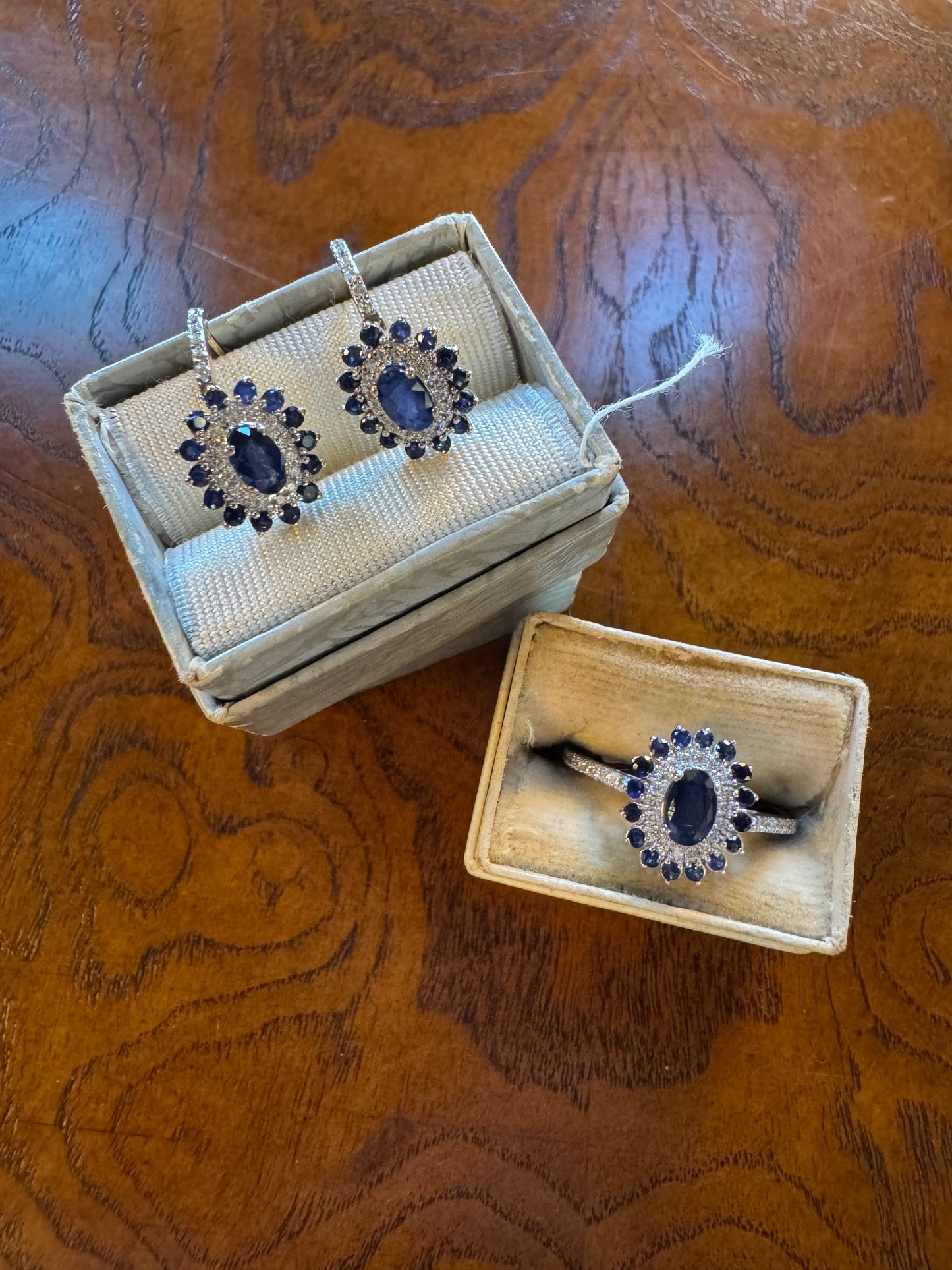 Sapphire and diamond ring