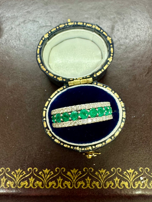Emerald and Diamond band