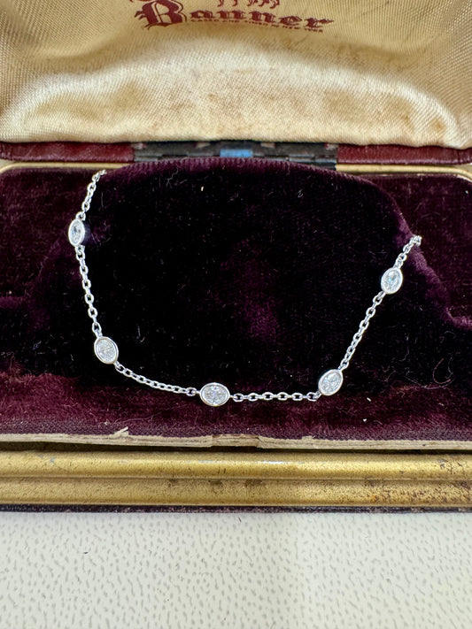 .50ct oval lab grown diamond by the yard