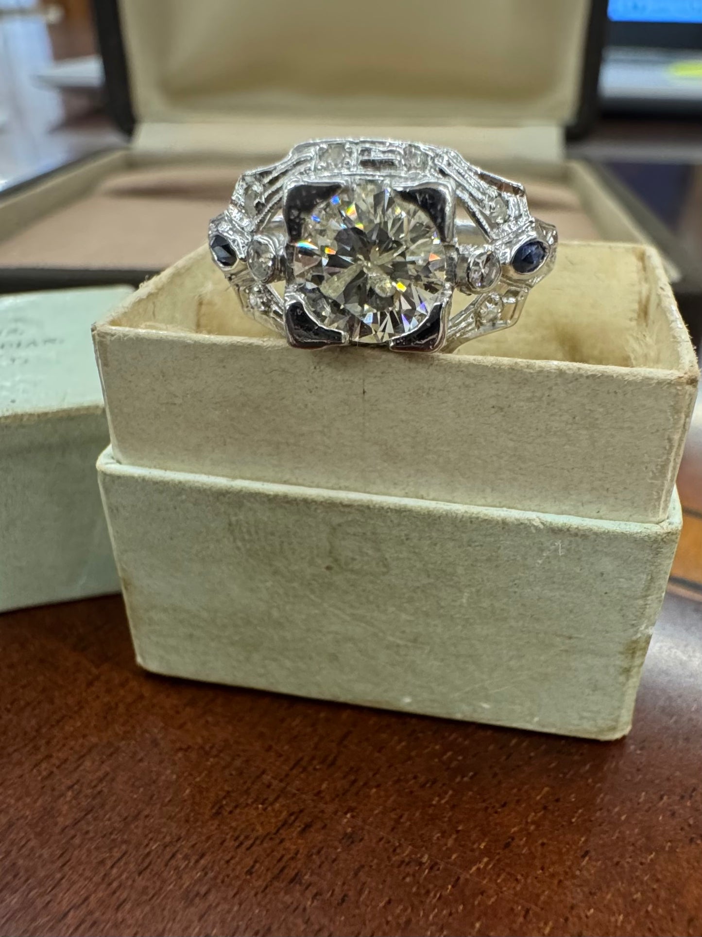 Antique 1ct Diamond ring