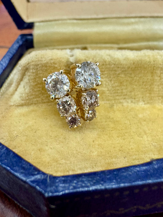 Diamond Ombre Drop Earrings