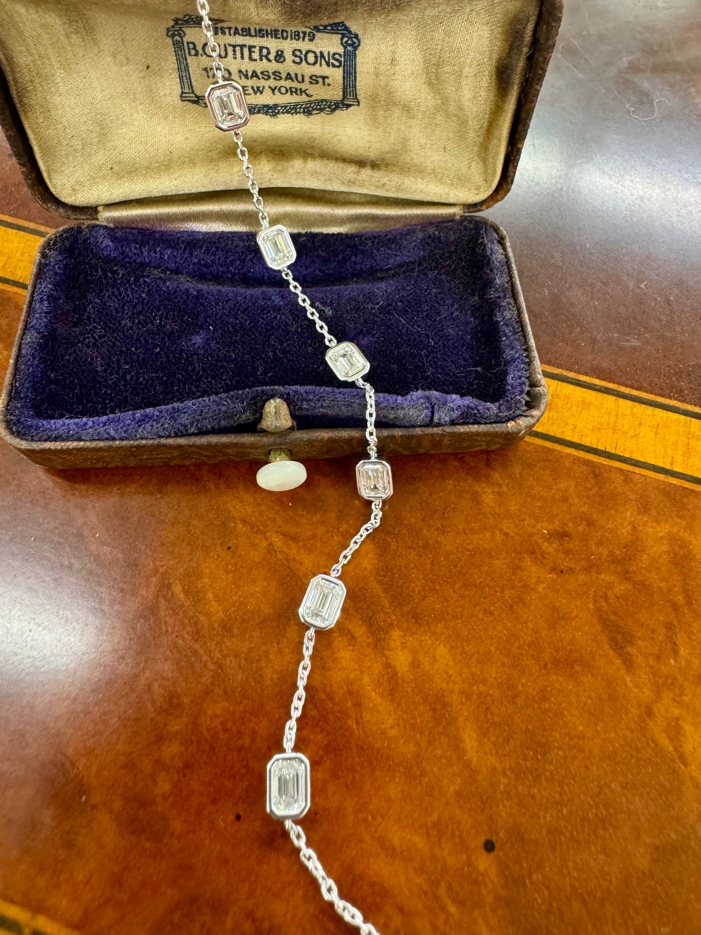 2ct ct lab grown diamond by the yard bracelet