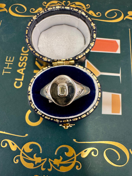 .10ct diamond set in sterling