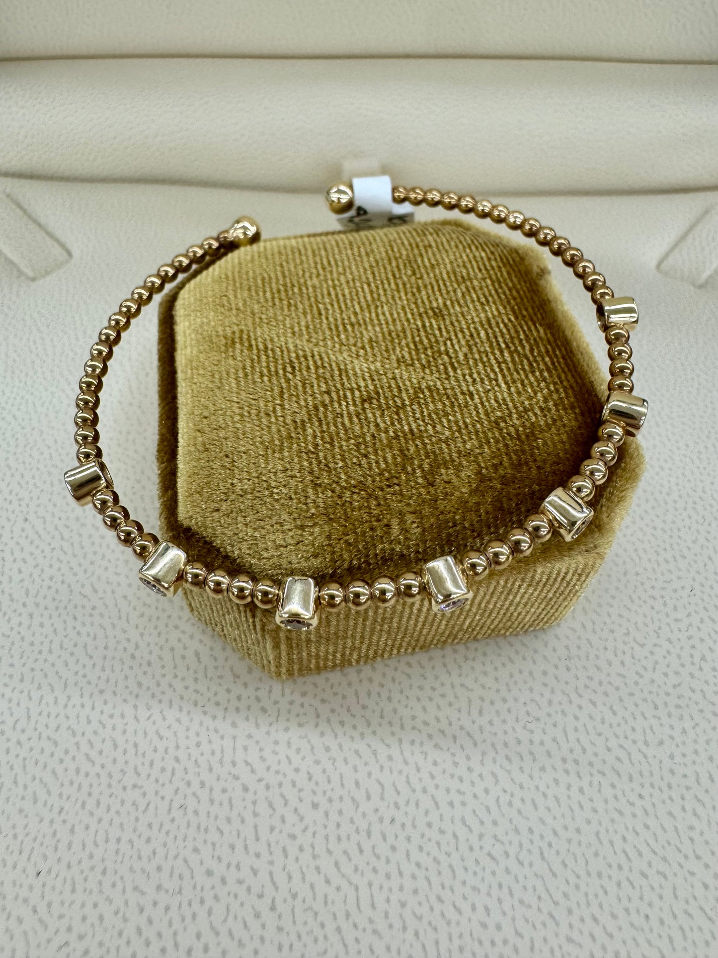 Ombre’ diamond cuff bracelet
