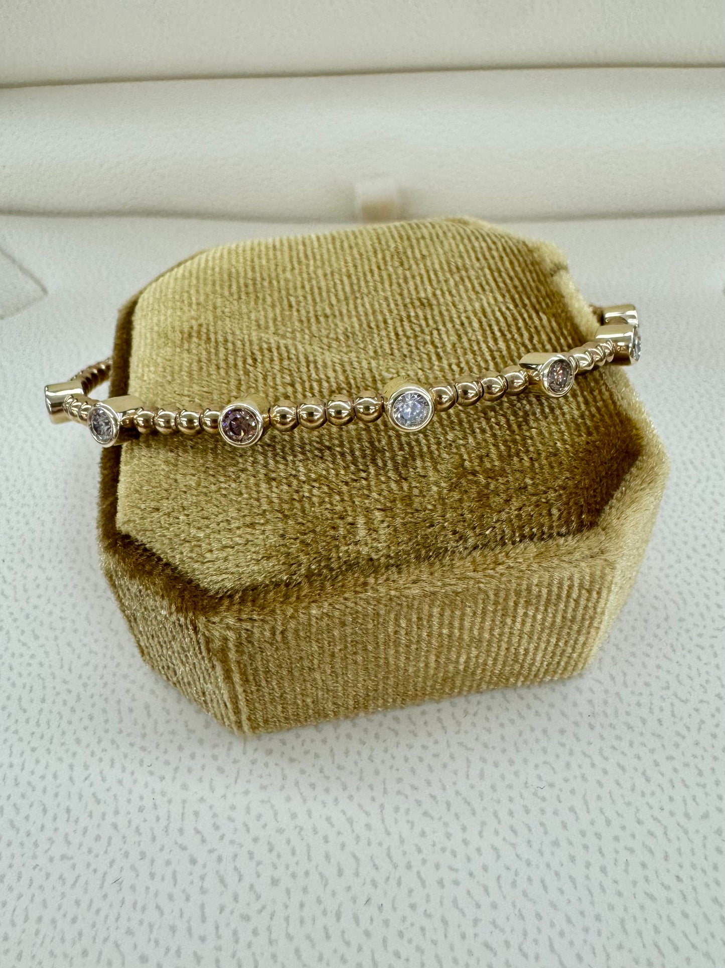 Ombre’ diamond cuff bracelet