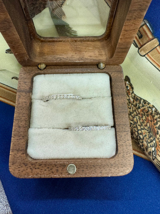 Lab grown diamond bands