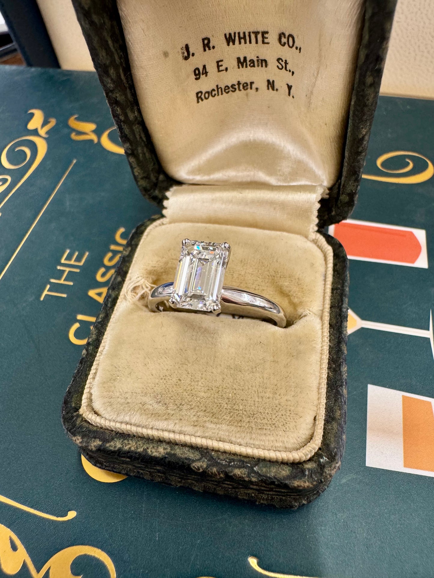 1.41ct Emerald Cut Diamond Ring