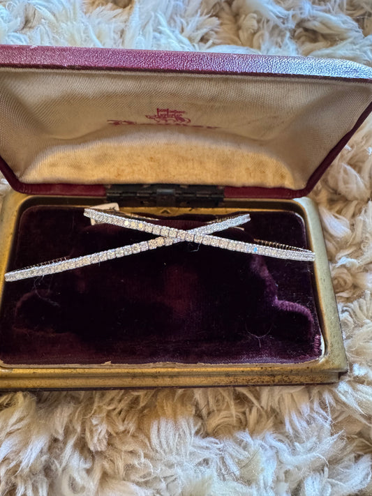 Flex bangle 1.50ct white or yellow gold