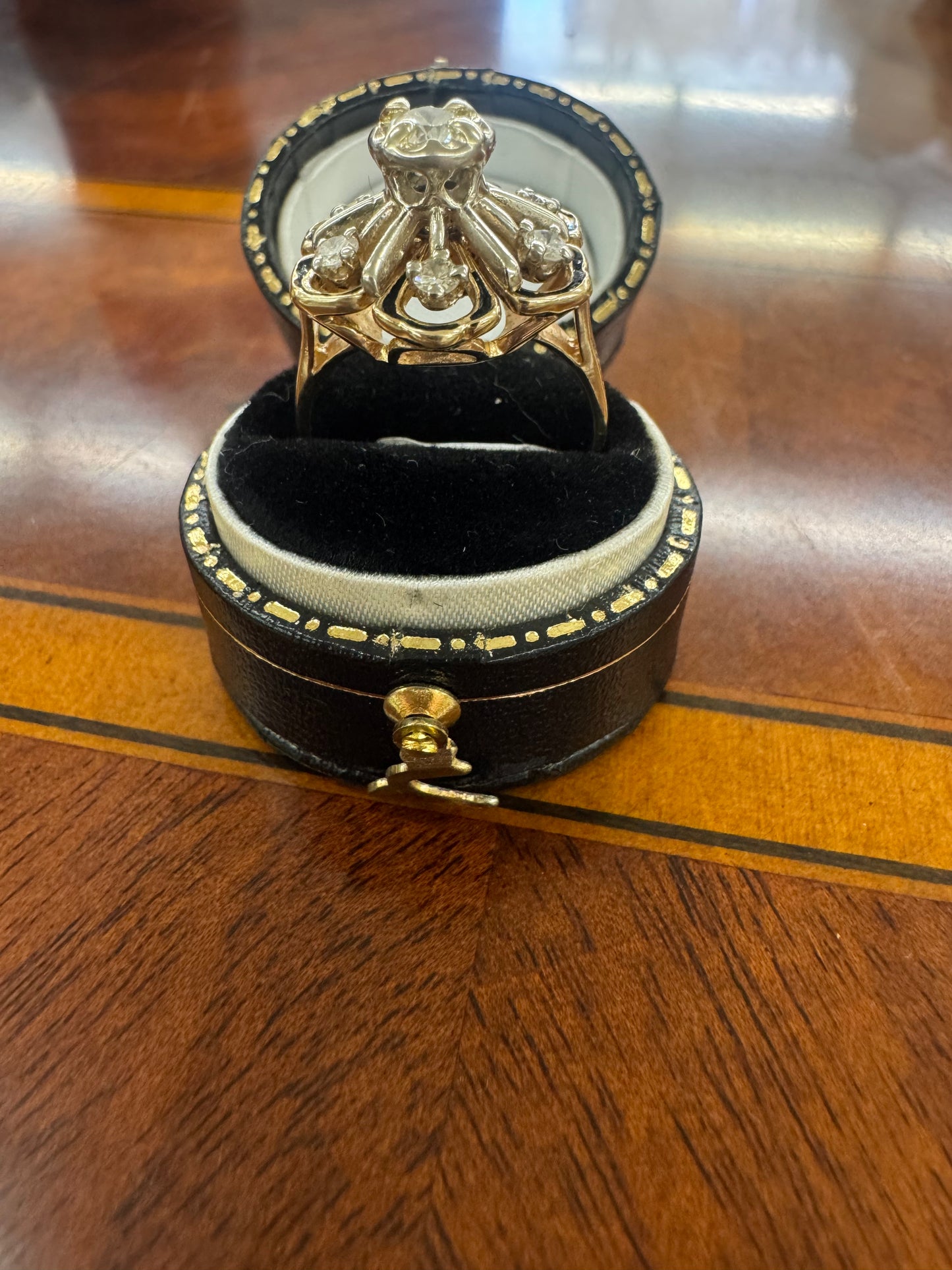 Vintage Diamond Statement Ring