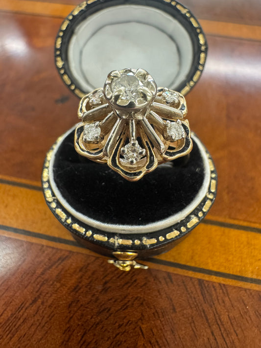 Vintage Diamond Statement Ring