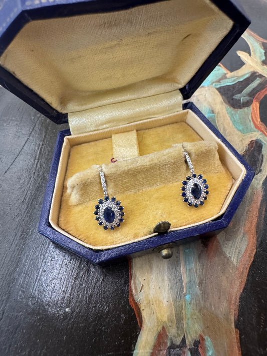 Sapphire and Diamond drops