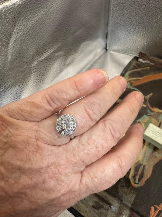 .60ct Old European cut diamond ring