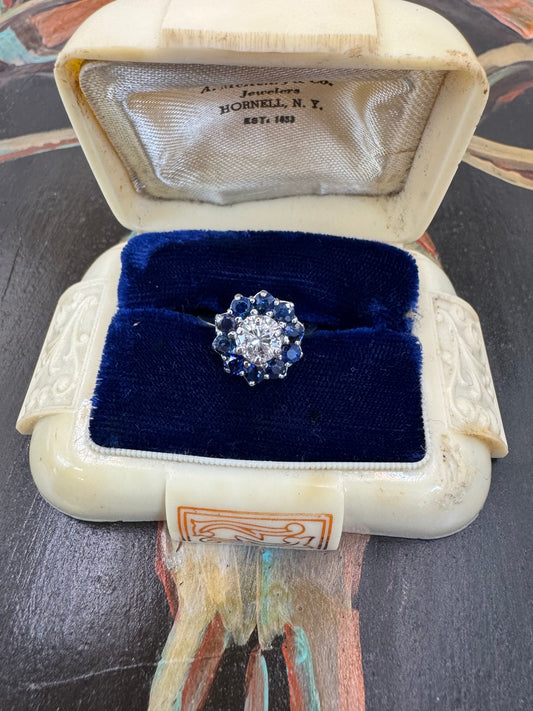 Sapphire and Diamond ring