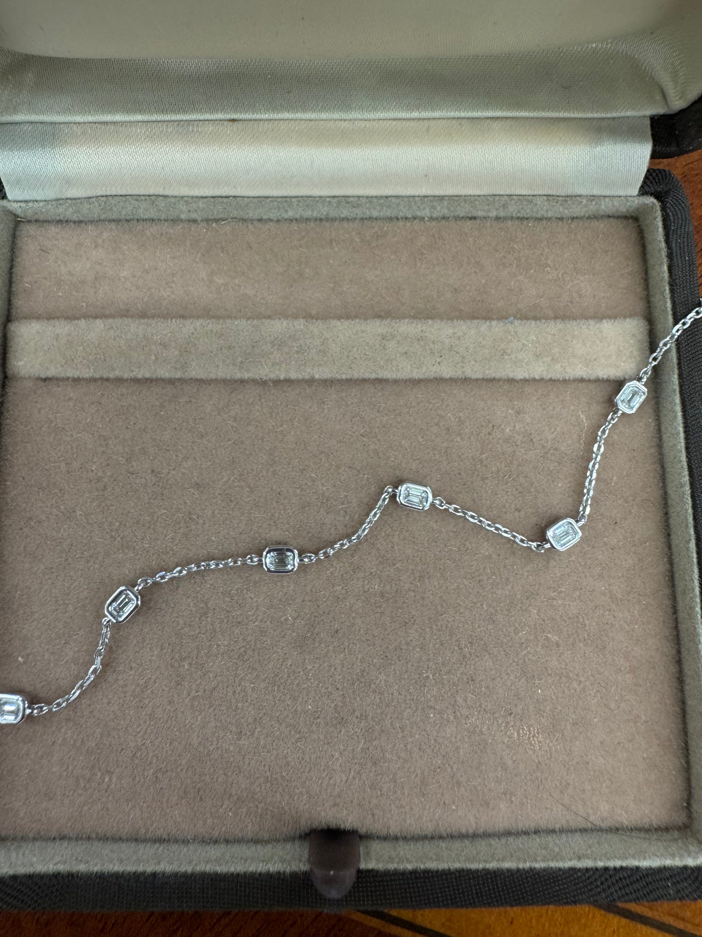 .50ct lab grown diamond by the yard bracelet