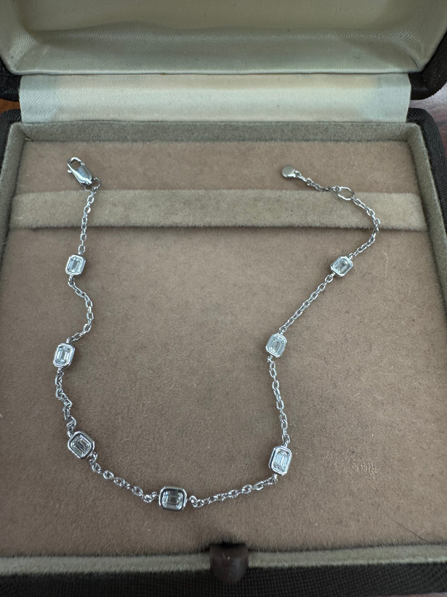 .50ct lab grown diamond by the yard bracelet