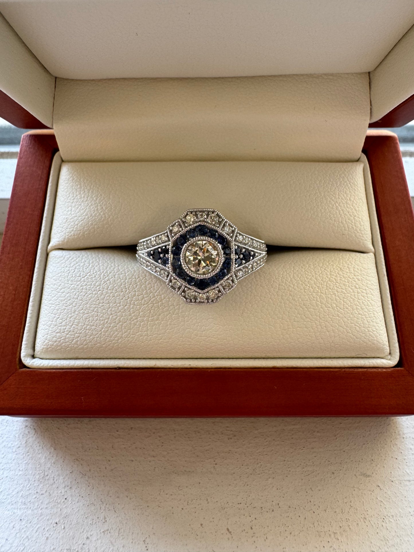 Sapphire and Diamond ring