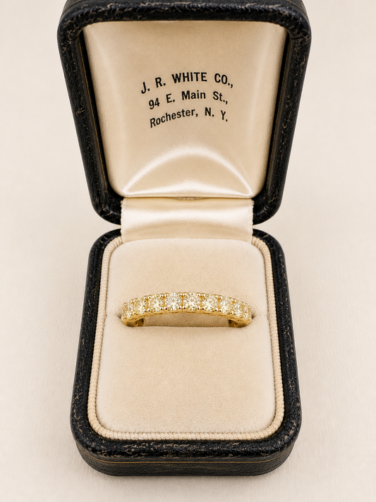 2.32ct yellow diamond band
