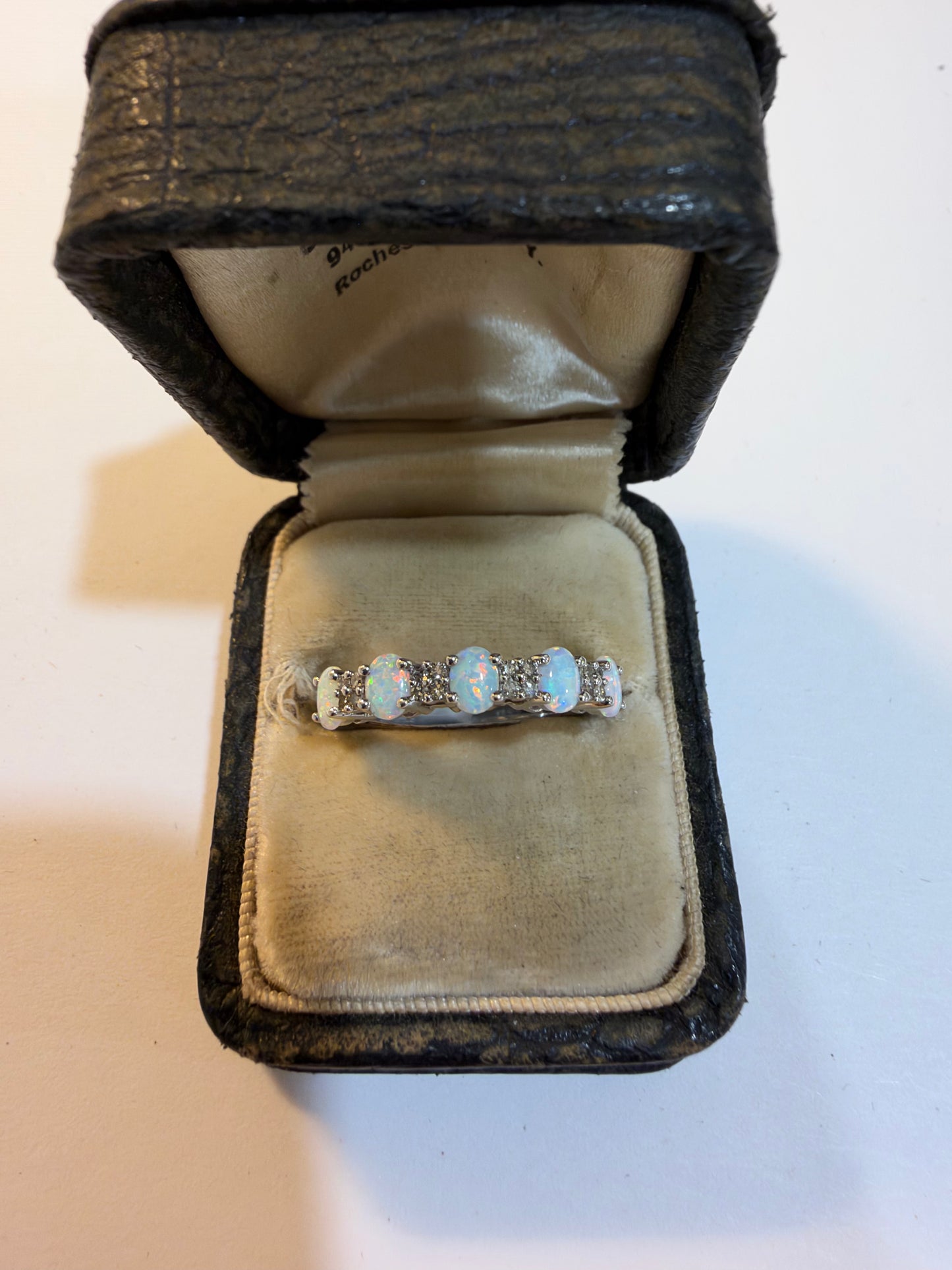 Opal and Diamond band