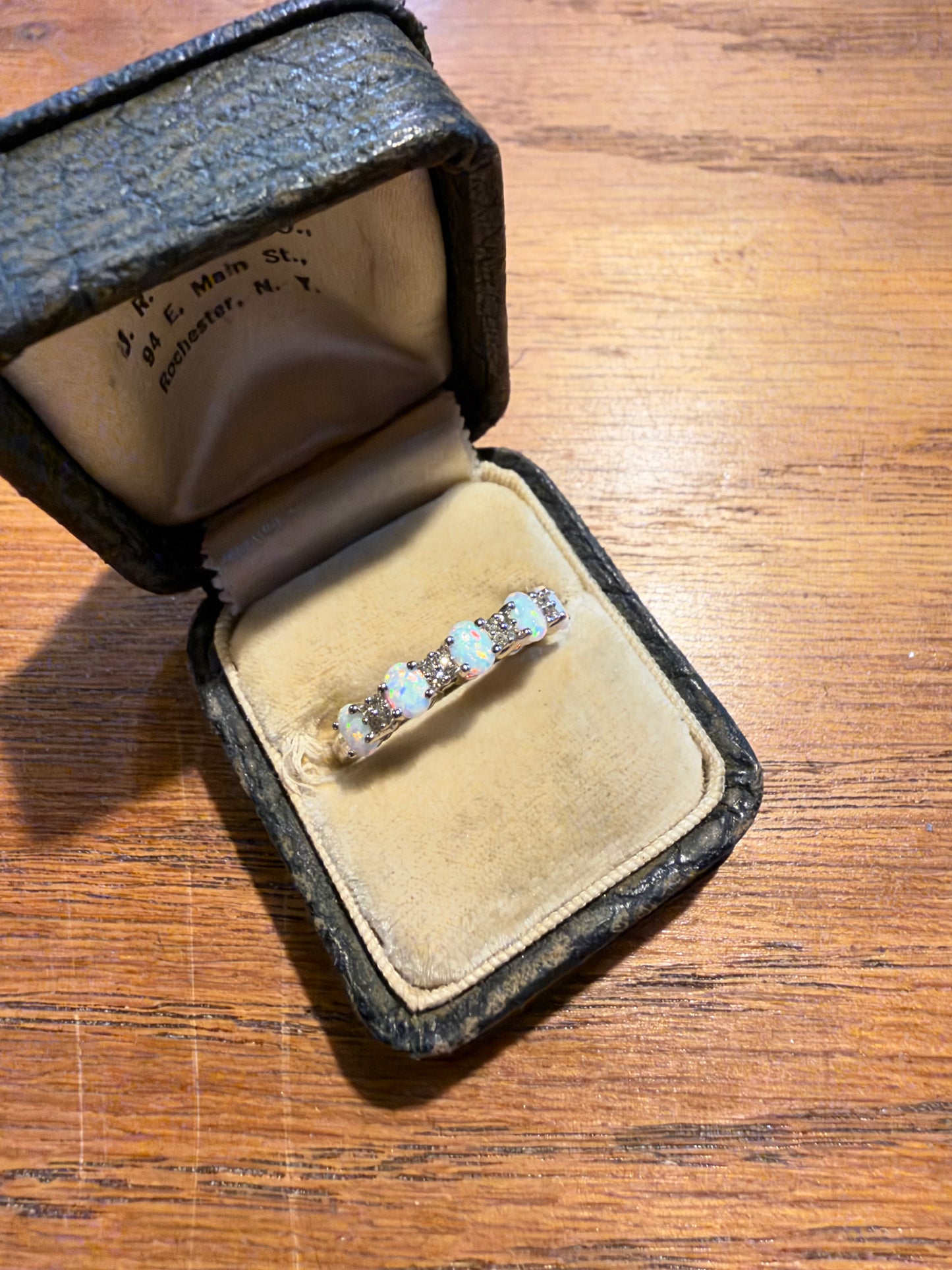 Opal and Diamond band