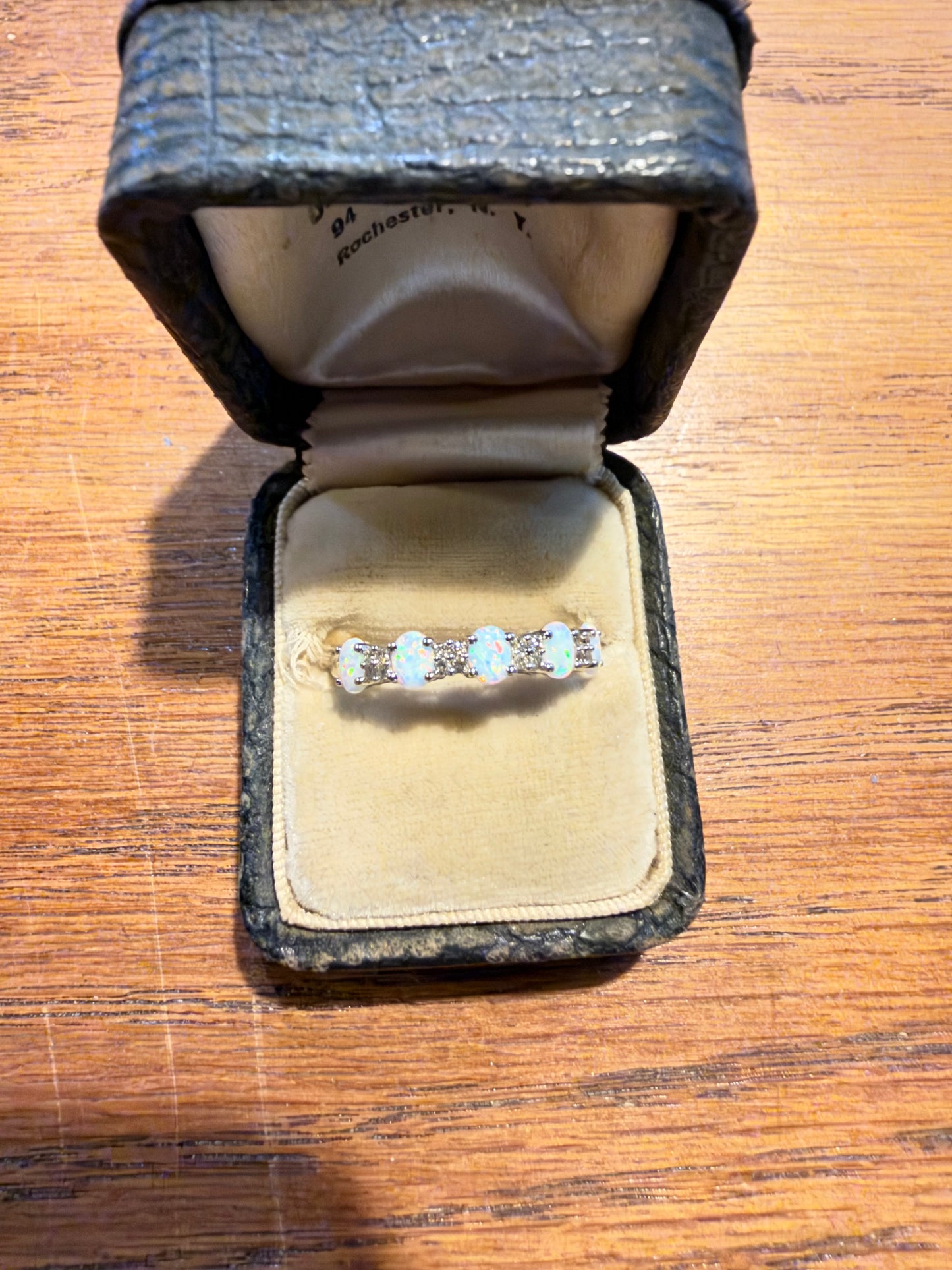 Opal and Diamond band