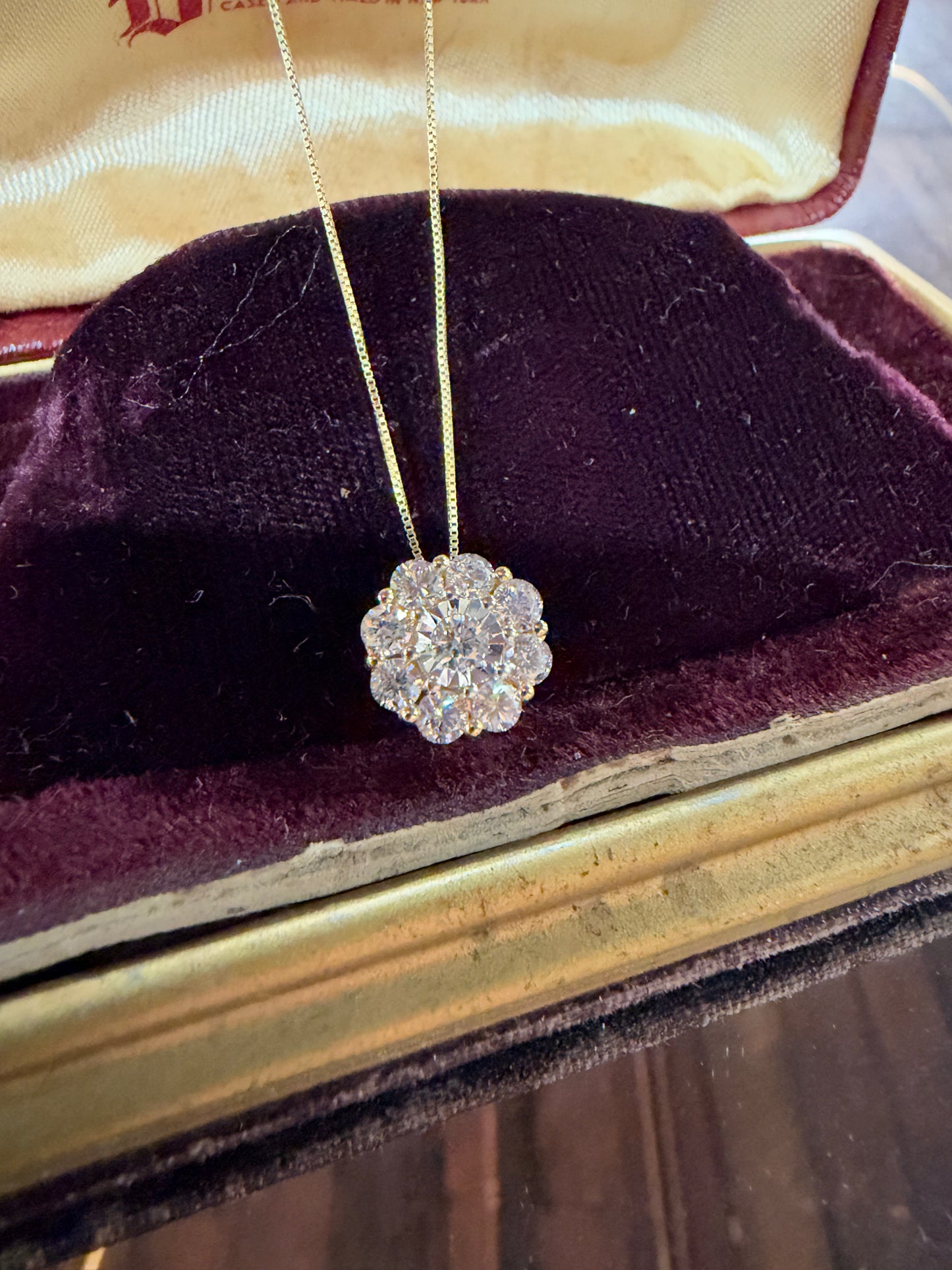 1.02ct lab grown diamond pendant