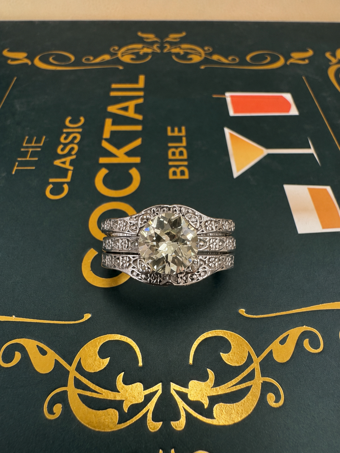 Engraved vintage band