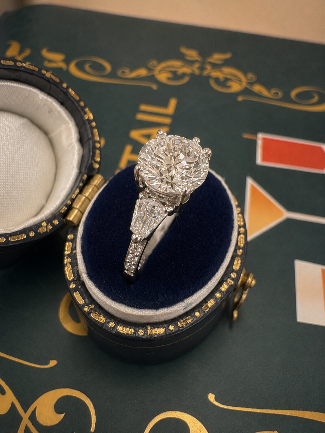 2.26ct center engagement ring