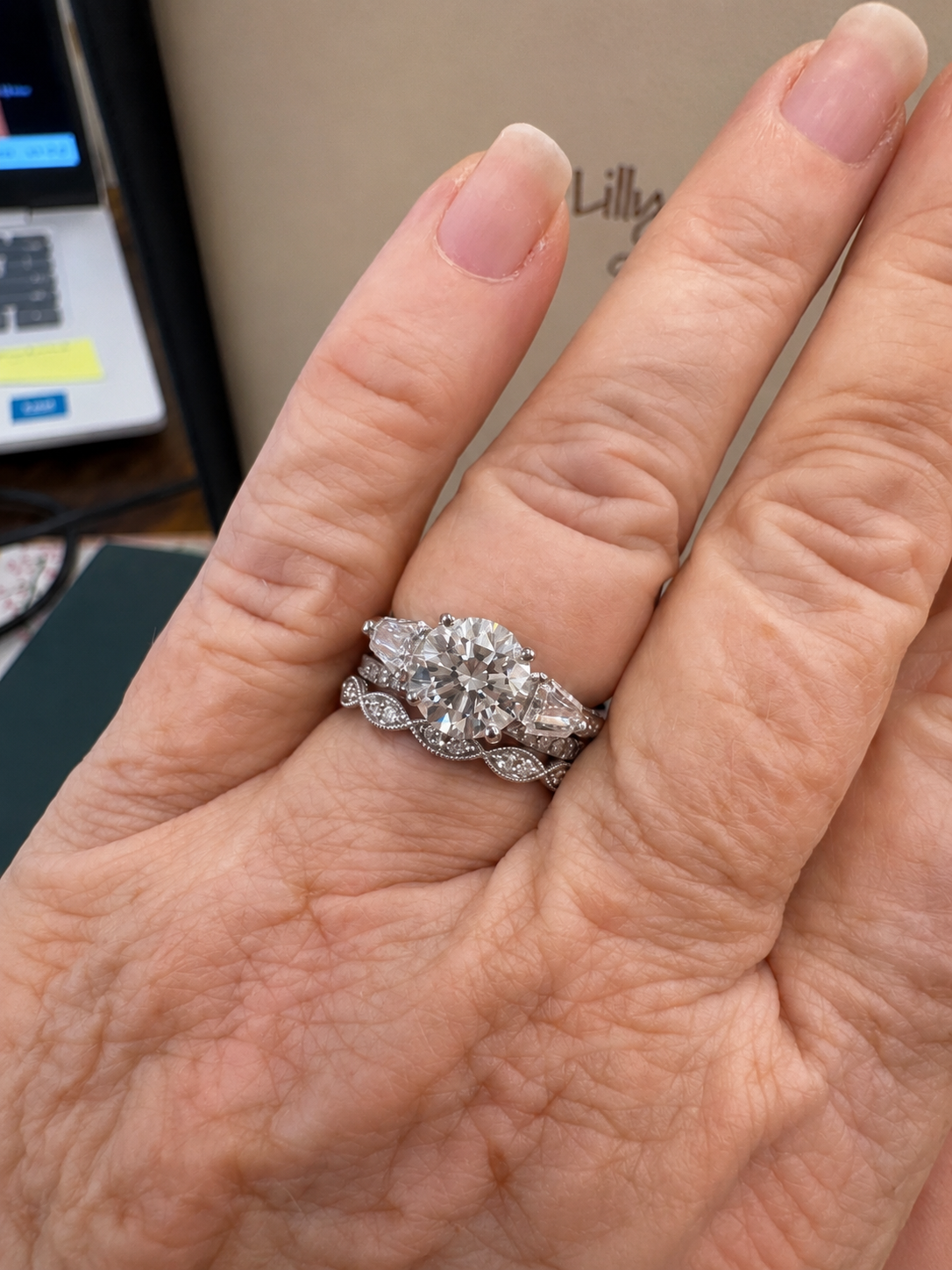 2.26ct center engagement ring