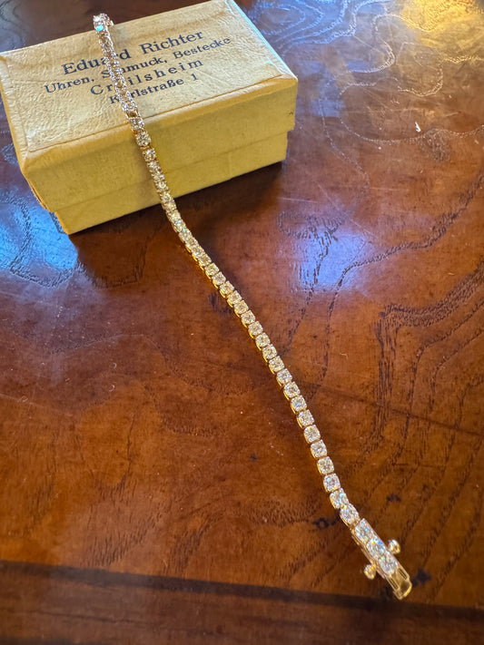 3ct diamond tennis bracelet